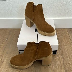 Dolce Vita Camel Suede H2O Waterproof Bootie